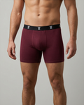 Bordeux Bambus Boxershorts til Herre – Bløde, Åndbare og Komfortable