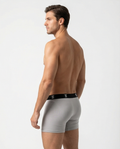 Grå Bambus Boxershorts til Herre – Bløde, Åndbare og Komfortable